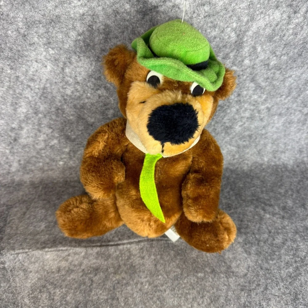 Vintage 1980 Yogi Bear Plush Mighty Star Hanna Barbera Soft Stuffed Toy 10